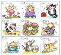 Bothy Threads Kreuzstich-Set Es ist das Leben einer Katze