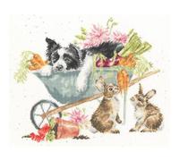 Bothy Threads Kreuzstich Stickpackung Schlafen bei der Arbeit Zählmuster, Multifarbig