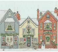 Bothy Threads Kreuzstich Stickpackung Verschneite Straße Zählmuster