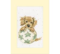 Bothy Threads The Home Of Happy Stitching Grußkarte Kreuzstich Stickpackung, Hüpfender Geburtstag