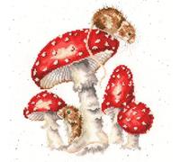 Bothy Threads The Home of Happy Stitching Kreuzstich Set mit Zählmuster Der Feenring 26x26cm