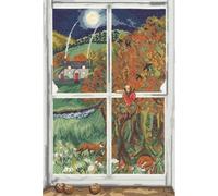 Bothy Threads The Home Of Happy Stitching Kreuzstich Stickpackung, Kastanien-Fenster