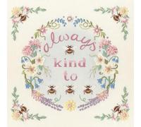 Bothy Threads The Home Of Happy Stitching Stickbild Stickpackung, Sei freundlich zu Bienen