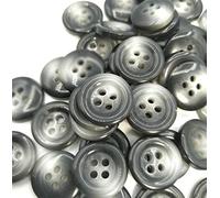 BOTIBOTON - 50 Knöpfe für Jacken, Jaquet, knopf groß für mäntel, hemden strickjacke, coat (Ecru - Grau - Braun) - annähen verschiedene größen - Hergestellt und versandt aus Spanien