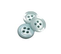 BOTIBOTON - 50 Knöpfe in Perlmuttoptik - 5 Größen zum Annähen - 11 Farben zur Auswahl - Hemden, Mäntel, Jacken und babyknöpfe, kinderknöpfe - Hergestellt aus Spanien (perlmutt Hellblau, 12 mm)