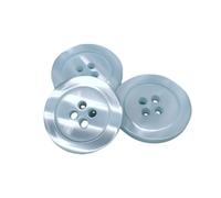 BOTIBOTON - 50 Knöpfe in Perlmuttoptik - 5 Größen zum Annähen - 11 Farben zur Auswahl - Hemden, Mäntel, Jacken und babyknöpfe, kinderknöpfe - Hergestellt aus Spanien (perlmutt Hellblau, 20 mm)