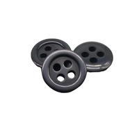 BOTIBOTON - 50 Knöpfe in Perlmuttoptik - 5 Größen zum Annähen - 11 Farben zur Auswahl - Hemden, Mäntel, Jacken und babyknöpfe, kinderknöpfe - Hergestellt aus Spanien (perlmutt Schwarz, 10 mm)