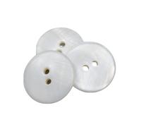 BOTIBOTON - 50 Perlmutt knöpfe, Perlmuttknöpfe, weiße Knoepfe zum Annähen, kleine Muschelknöpfe für Babys - Nähzubehör, hergestellt und versandt aus Spanien (20 mm)