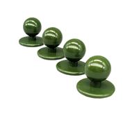 BOTIBOTON - Knöpfe für Kochjacken - Kochjacken - Kochknöpfe - Ersatzteile für Herren- und Damenjacken - 25 Knöpfe - Kugelknoepfe - Ersatzknöpfe - Hergestellt und versandt aus Spanien (Olive Green)