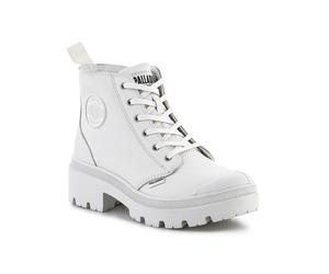 Bottes Palladium Pallabase Leder Damen schwarz