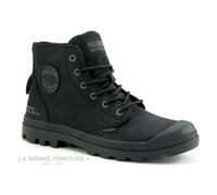 Bottes Palladium Pampa Hi Supply aus Leder, schwarz