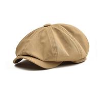 BOTVELA Herren Newsboy Flat Cap 100% Baumwolle Gatsby Ivy Golf Cabbie Hat