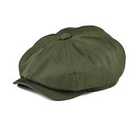 BOTVELA Herren Newsboy Flat Cap 100% Baumwolle Gatsby Ivy Golf Cabbie Hat