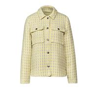 Bouclé-Jacke Gelb 40