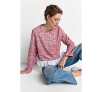 Kurzjacke RICHROYAL, Damen, Gr. M, powder rosé, Web, Obermaterial: 62% Polyester, 33% Baumwolle, 4% metallisierte Faser (LUREX), 1% Elasthan, kurz, Rundhals, Jacken Kurzjacke (18967220-M) powder rosé
