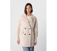 Bouclé-Jacke mit Reverskragen beige 38