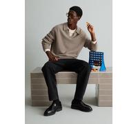 Langarm-Poloshirt MARC O'POLO DENIM "aus Bio-Baumwoll-Mix", Herren, Gr. XXL, beige (dolphin), Obermaterial: 75% Baumwolle, 25% Polyamid, unifarben, regular fit, Rippbündchen, Shirts (74284044-XXL) dol