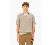 ARMEDANGELS - Boucle Knit - Polo-Shirt, Gr. S, grau (Sandstone)