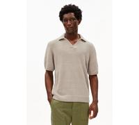 BOUCLE STRICKPOLOSHIRT | Bio-Baumwoll-Mix - beige (XXL)