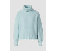 Bouclé-Strickpullover mit Rollkragen 40 türkis 2172667.6439.40