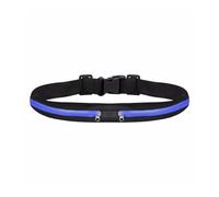 Bouncy Nylon tragbare wasserdichte Handytasche Taschengurt Sport Hüfttasche Gürteltasche Laufen, blau, 2PCS