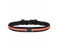 Bouncy Nylon tragbare wasserdichte Handytasche Taschengurt Sport Hüfttasche Gürteltasche Laufen, Orange, 5 Stück