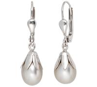 Boutons 333 Gold Weißgold 2 Süßwasser Perlen Ohrringe Ohrhänger Perlenohrringe