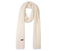 Bovari 100% Kaschmir Schal - Damen und Herren - Strick-Schal in Premium Qualität - kuschelweich und warm (Creme Weiß/off white)