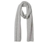Bovari 100% Kaschmir Schal - Damen und Herren - Strick-Schal in Premium Qualität - kuschelweich und warm (Hellgrau)