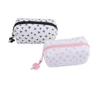 Bow Makeup Bag Groß 2 Stück Reise Kosmetiktasche