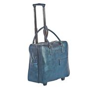 Bowatex Damen rollende Aktentasche Trolley dunkel blau, Laptoptrolley Tasche