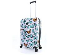 Bowatex Saxoline Print Reise Koffer Trolley Schmetterling Blau Bunt 67 cm medium