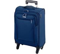 Bowatex Stoff Koffer 76 cm groß 110 Liter Leicht Weicher Rollen Trolley Blau