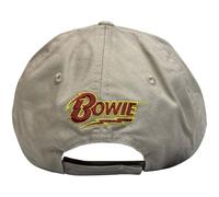 BOWIE David Baseball Cap Flash Logo Nue offiziell Sand One Size