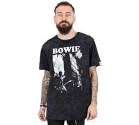 BOWIE David T-Shirt Unisex Rock Band Musikgeschenke schwarzes T-Stück L