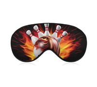 Bowlingball-Schlafmaske, Augenmaske, Augenmasken für Schlafmasken für Damen und Herren, Reiseaugenmaske, verstellbare Schlafmaske, Schlafmaske, Verdunkelung, niedliche Schlafmaske
