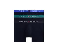 Boxer "3P BOXER BRIEF WB", Herren, Gr. M (50), blau (d sky, fmy ocn, nob blu), Jersey, Obermaterial: 95% Baumwolle, 5% Elasthan, TOMMY HILFIGER UNDERWEAR, körpernah, Unterhosen (29370763-M) d sky, fmy