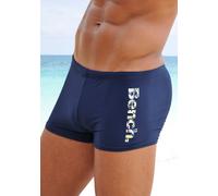 Boxer-Badehose BENCH., Herren, Gr. 5, N-Gr, blau (marine), Polyamid, unifarben, Badehosen, mit coolem Logo in Tarnfarben-Optik (889939-5) marine