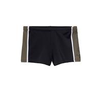 Boxer-Badehose CHIEMSEE, Herren, Gr. 4, N-Gr, schwarz, Polyamid, kontrastfarbene Details, Badehosen, mit Kontrasteinsätzen (762578-4) schwarz
