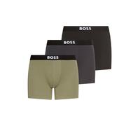 Boxer BOSS "3P BOSS ONE x David Beckham", Herren, Gr. XXL, open miscellaneous 963, Jersey, Obermaterial: 95% Baumwolle, 5% Elasthan, Unterhosen (57900615-XXL) open miscellaneous 963