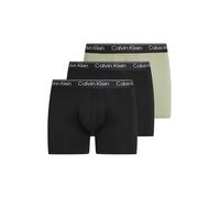 Boxer "BOXER BRIEF 3PK", Herren, Gr. S (48), b, beau bl, f mauve, saharah sn wbs, Jersey, Obermaterial: 88% Polyester, 12% Elasthan, CALVIN KLEIN UNDERWEAR, körpernah, Unterhosen, mit längerem Bein &