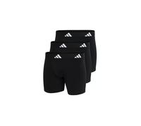 adidas Boxer Brief (3PK) - Active Flex Cotton - Bequeme Unterwäsche, 000 Black, M