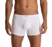 Boxer BRUNO BANANI "FINE RIB", Herren, Gr. L, weiß, Feinripp, Obermaterial: 96% Baumwolle, 4% Elasthan, unifarben, körpernah, Unterhosen, Feinripp, Komfortbund, eng anliegend (11009403-L) weiß