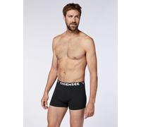 Boxer CHIEMSEE "Men, Pack of 6 Boxer Shorts", Herren, Gr. XXL, 6 Stk., schwarz, Obermaterial: 95% Baumwolle, 5% Elasthan, Unterhosen (91839528-XXL) schwarz