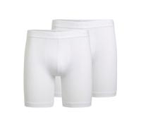 Boxer FALKE "Daily Comfort", Herren, Gr. XL, 2 Stk., weiß (weiß (2000)), Obermaterial: 96% Baumwolle CO. 4% Elasthan EL., Unterhosen (68951831-XL) weiß (2000)