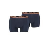 HEAD HEAD BASIC BOXER 2er Pack L Blue / Orange 010 (646320) Mehrfarbig L