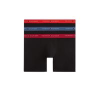 Boxer, Herren, Gr. XL (54), 3 Stk., fre rd, ae sea, ras ju, Webqualität, Obermaterial: 95% Baumwolle, 5% Elasthan, TOMMY HILFIGER UNDERWEAR, unifarben, körpernah, Unterhosen, Körpernahe Passform mit e