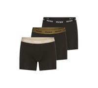 Boxer HUGO UNDERWEAR "BOXERBR TRIPLE", Herren, Gr. XL, 3 Stk., bunt (open miscellaneous 987), Jersey, Obermaterial: 95% Baumwolle, 5% Elasthan, körpernah, Unterhosen, mit elastischem Bund (86388903-XL