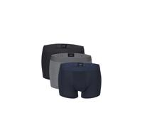 JOOP! Herren Boxershorts, 3er Pack - Everyday, Basic, Cotton Stretch, Logo Grau/Schwarz/Blau M