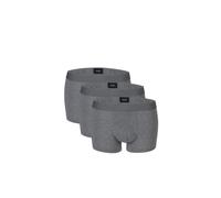 Boxershorts JOOP "Everyday", Herren, Gr. XXL, dunkelgrau mel, Obermaterial: 95% Baumwolle, 5% Elasthan, unifarben, meliert, körpernah, Unterhosen, mit Logo-Stickerei am Bund (45586215-XXL) dunkelgrau
